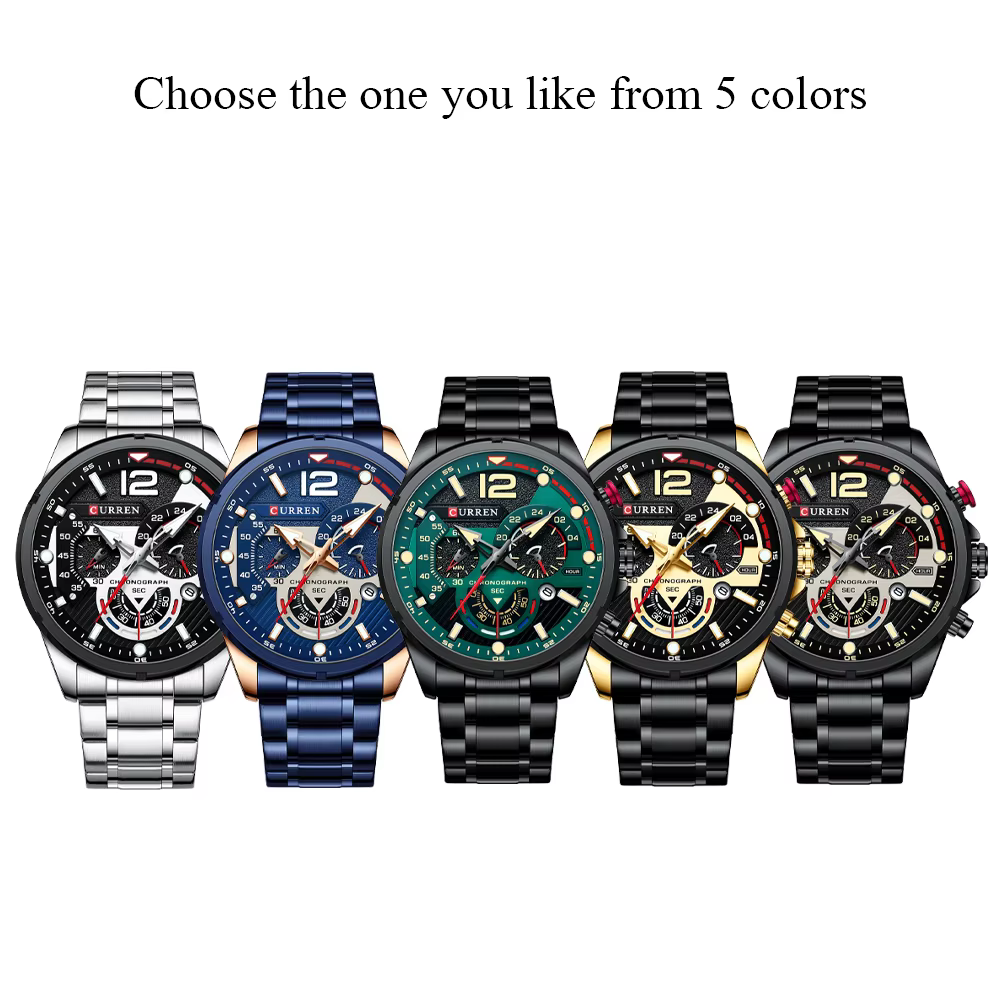 CURREN Luxury Brand Sport Wristwatch for Men – 71% OFF Now Only USD 15.59!
