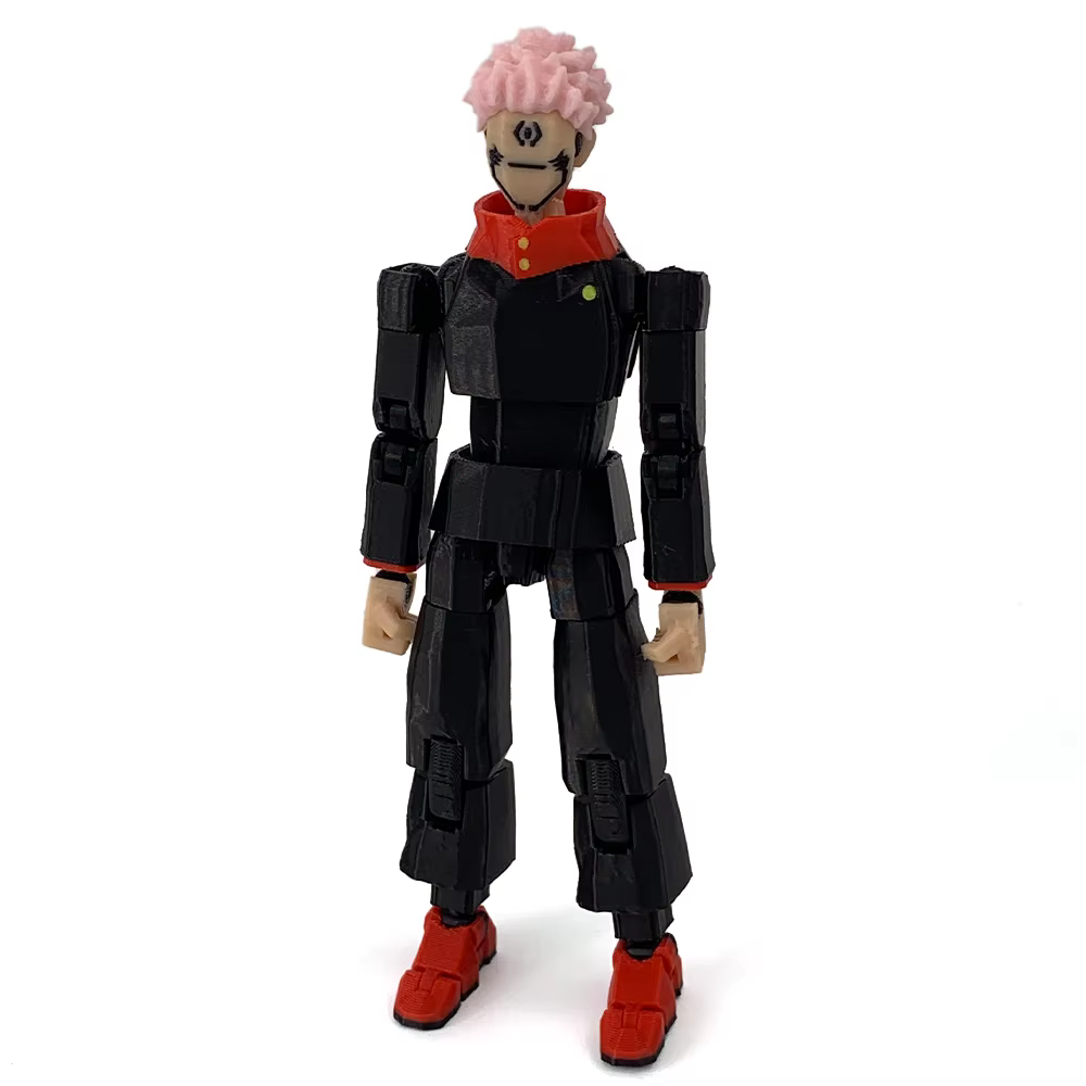 3D Printed Jujutsu Kaisen Ryomen Sukuna Action Figure