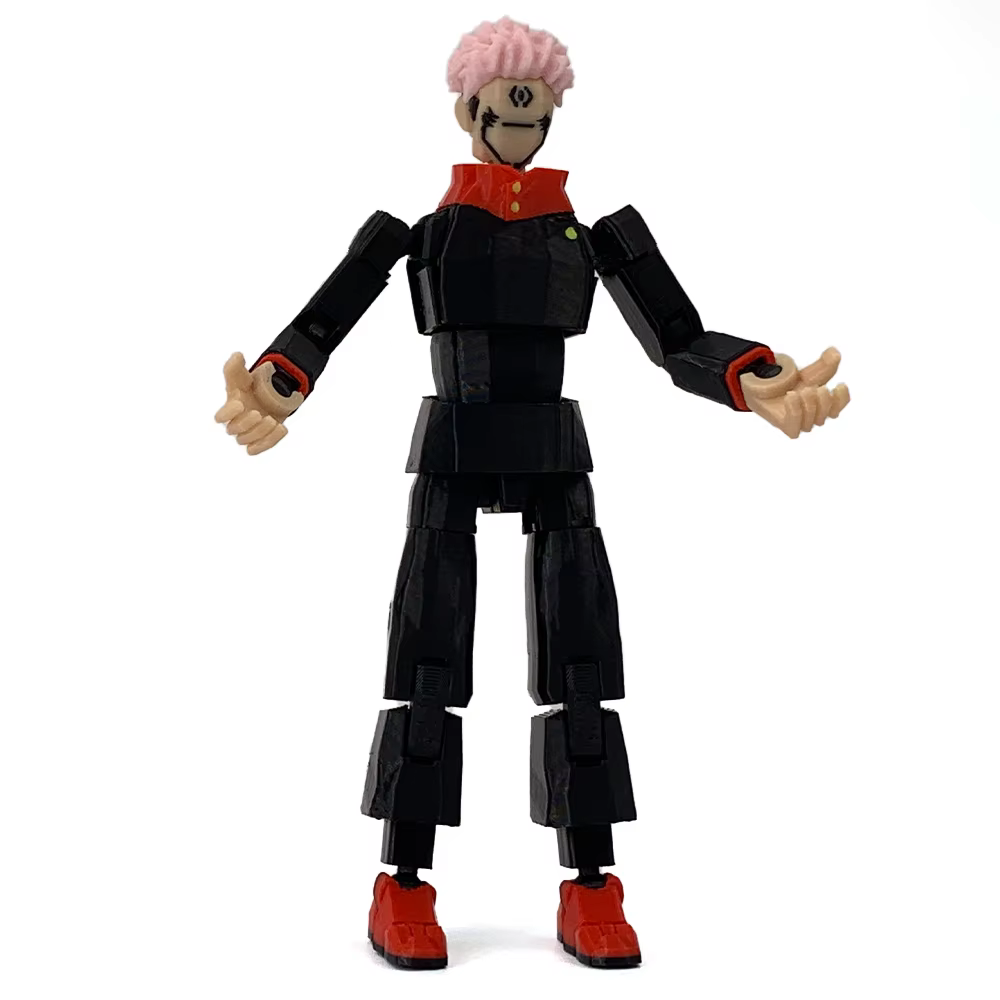 3D Printed Jujutsu Kaisen Ryomen Sukuna Action Figure