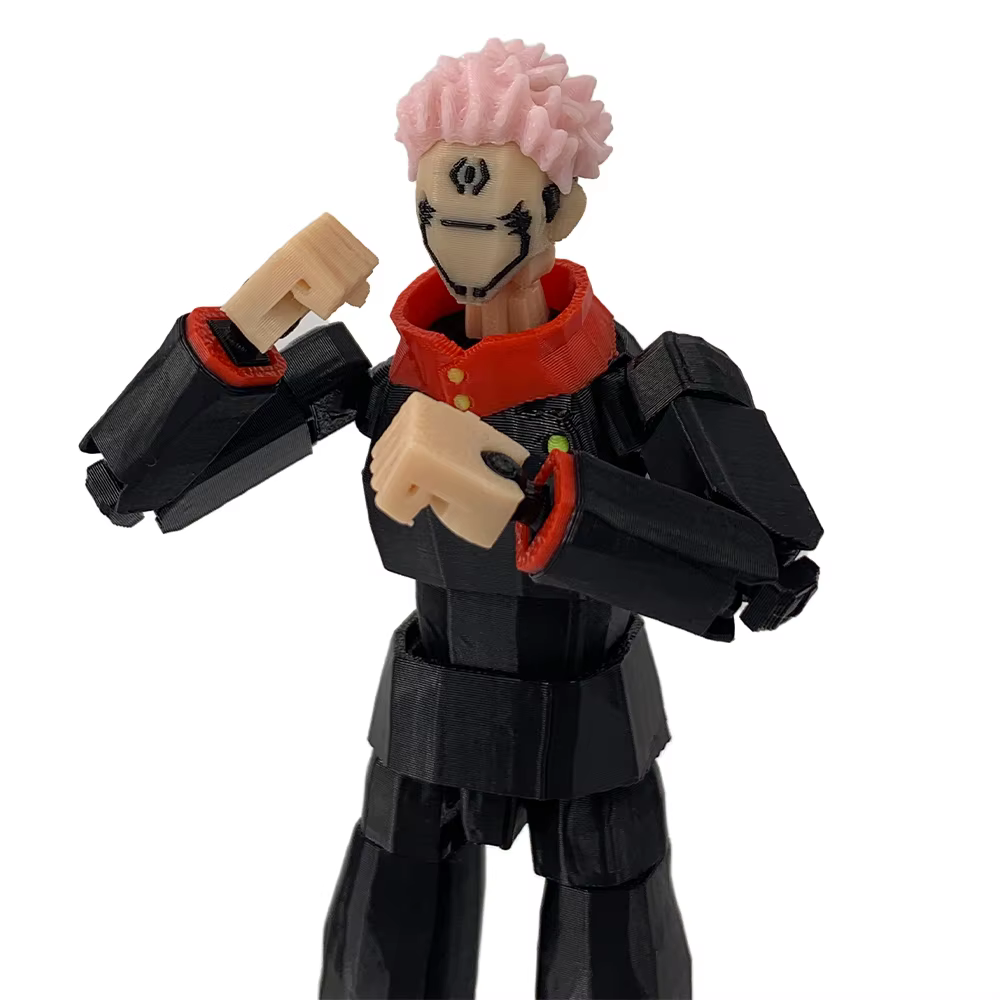 3D Printed Jujutsu Kaisen Ryomen Sukuna Action Figure