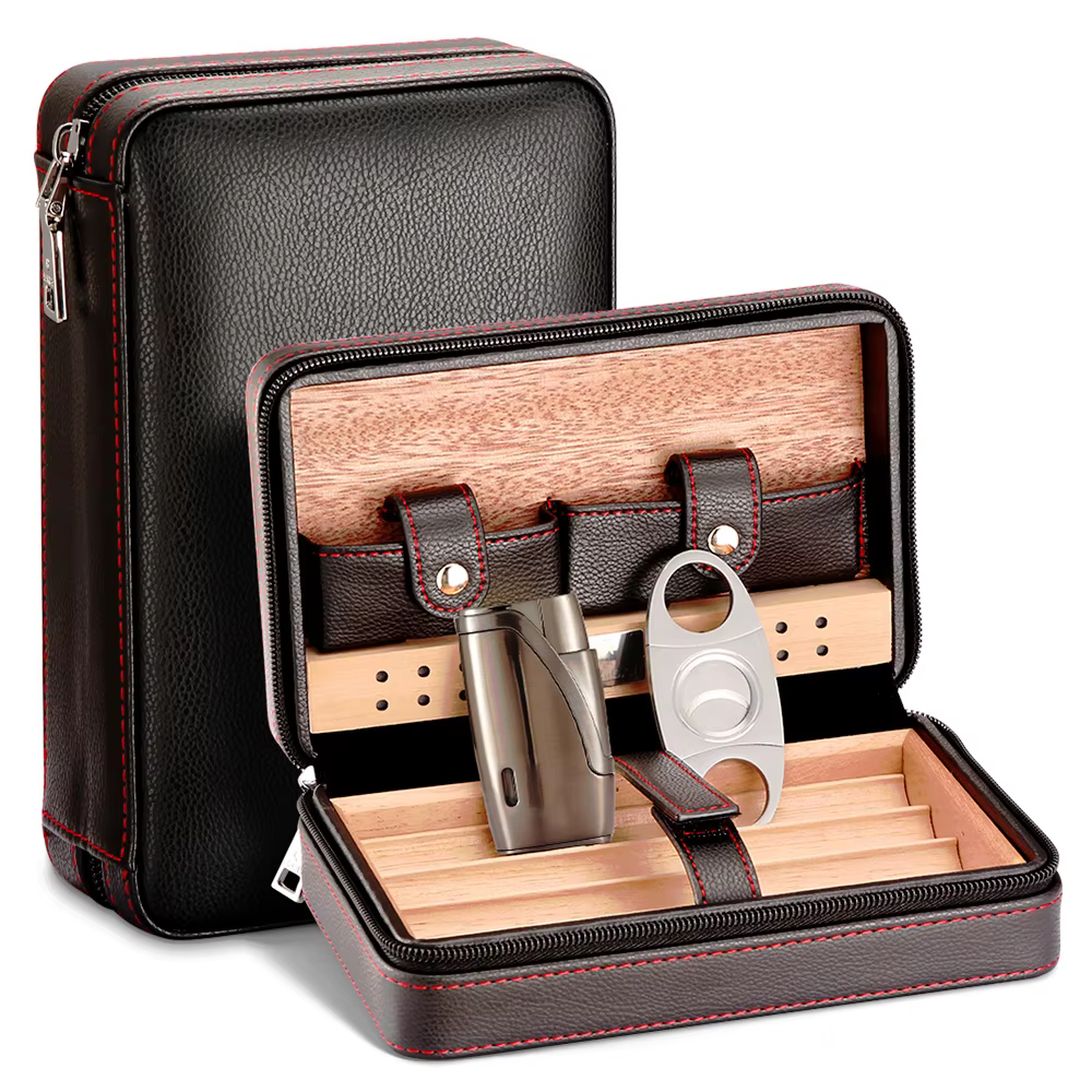 Cedar Wood Cigar Humidor Box